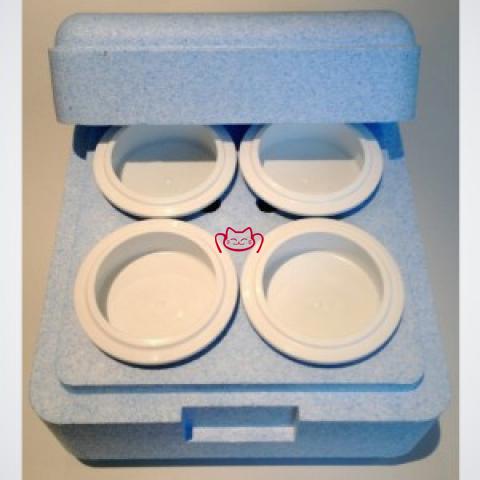 Insulating Box for 4 Pacotizing Beakers