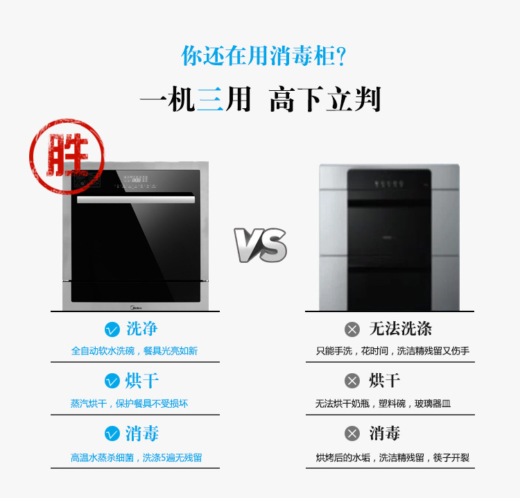 美的WQP8-3906A-CN洗碗機(jī)家用全自動小型臺式嵌入式獨(dú)立式智能