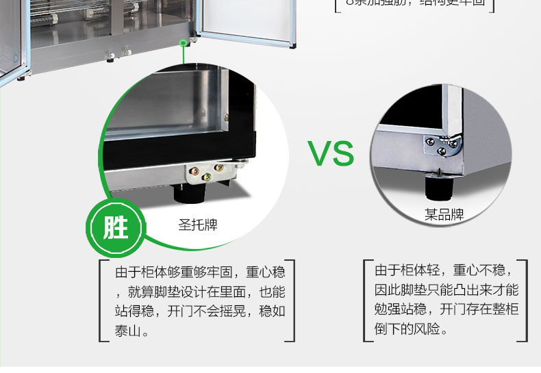 圣托 雙門毛巾消毒柜 立式商用 紫外線消毒柜 C5