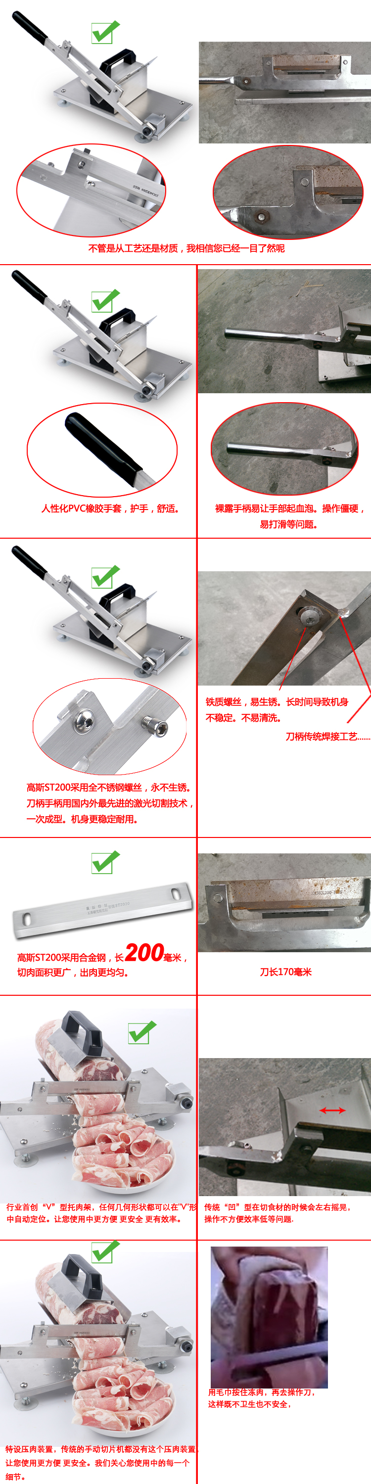 羊肉切片機 手動家用商用切肉機 切肥牛片羊肉卷土豆絲刨肉機