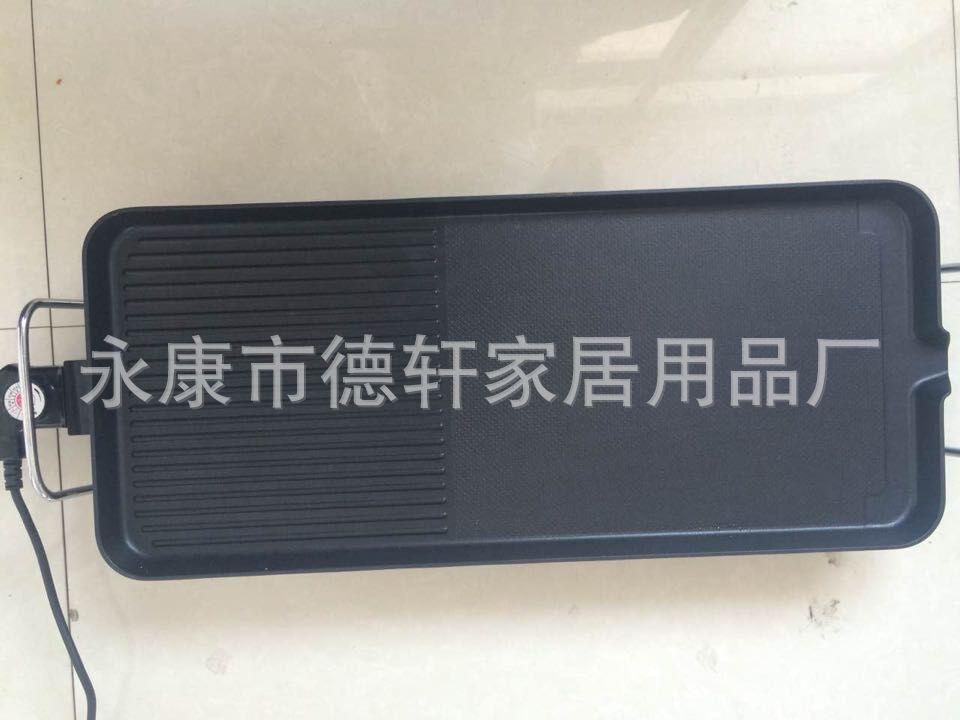 無煙燒烤爐 韓式電烤爐 家用/商用不粘電燒烤盤 烤肉鍋一件代發