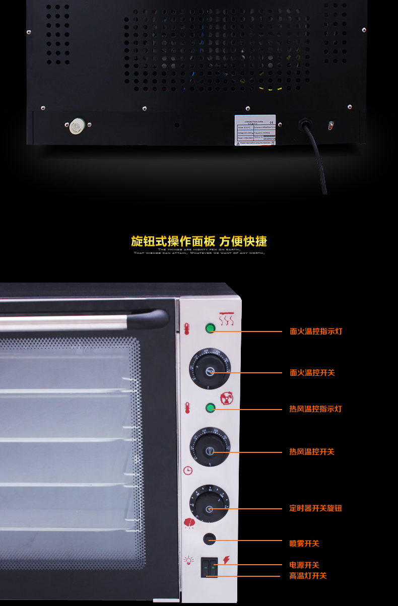 FEST 商用烤箱 熱風循環烤箱焗烘焙面包蛋糕電烤箱 大型披薩烘爐