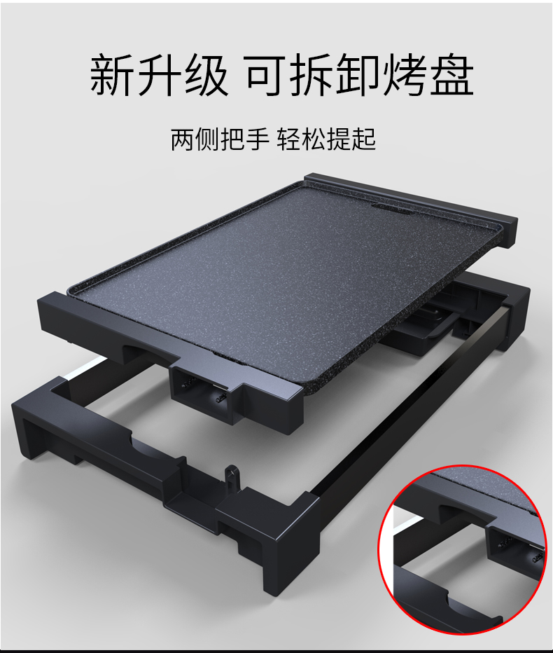 韓式烤盤電烤爐家用無煙燒烤爐多功能紙上烤肉機盤烤肉鍋