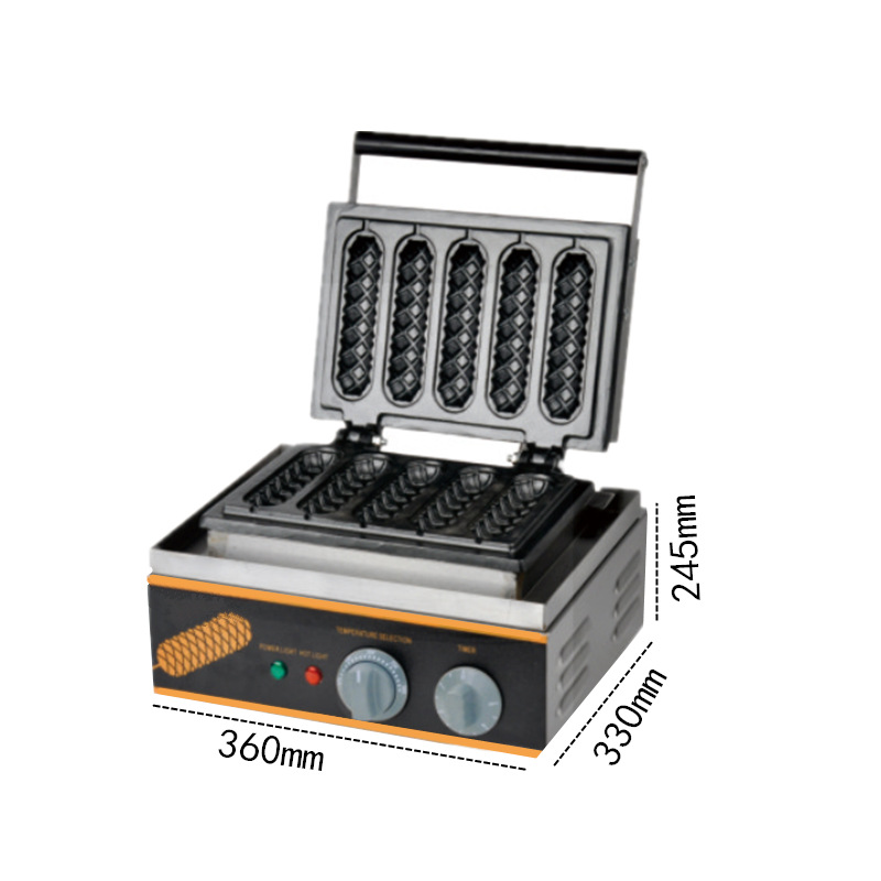 商用香酥機電熱五格香酥機烤腸機法式熱狗機器瑪芬熱狗棒機