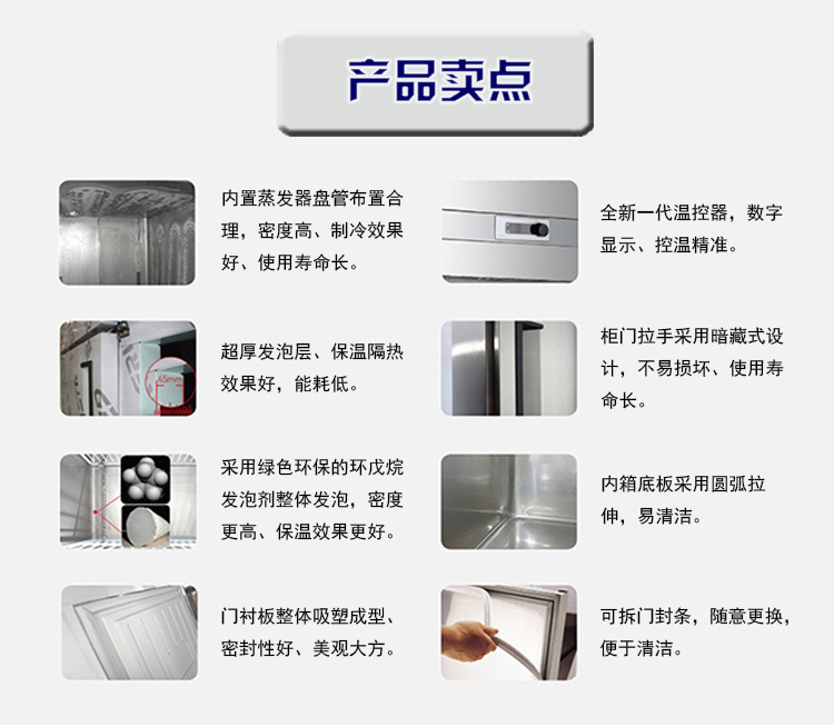 星星Q1.0E4-G四門冰箱 四門廚房冰柜商用雙機雙溫冷藏冷凍廚房柜