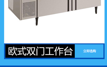 酒店不銹鋼豪華展示廚房冰柜 商用超市醫藥熟食展示538L臥式冷柜