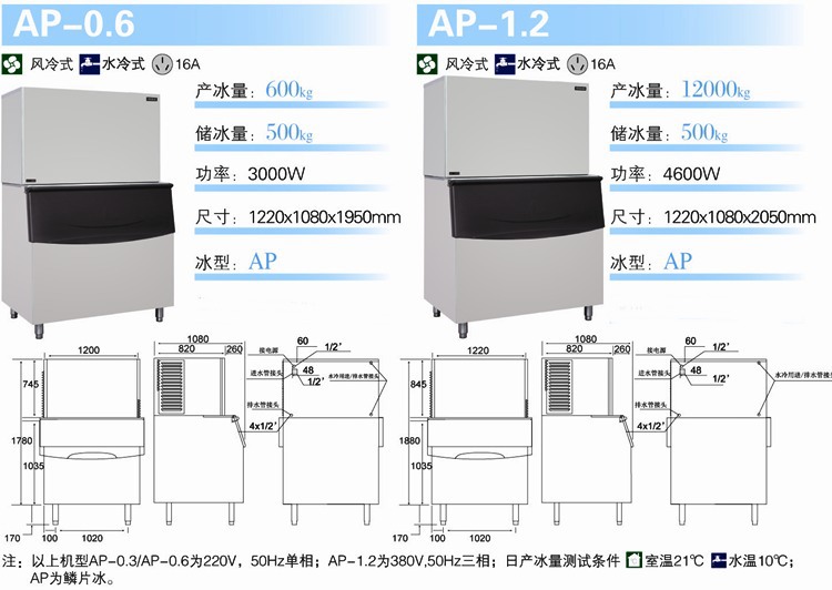 久景AP-0.6鱗片冰制冰機 商超專用制冰機 食品保鮮專用制冰機