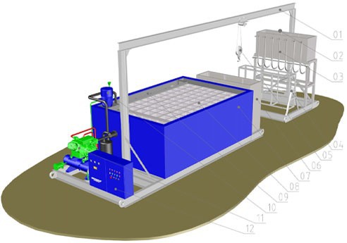 廠家供應 大型冰磚機 冰磚機器 大冰塊機 大型制冰機 方塊冰機