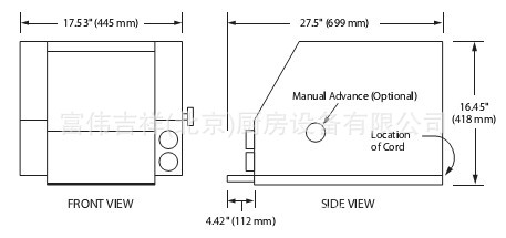 Hatco重型烤面包機(jī)TRH-60 履帶式烤面包機(jī) 商用多士爐