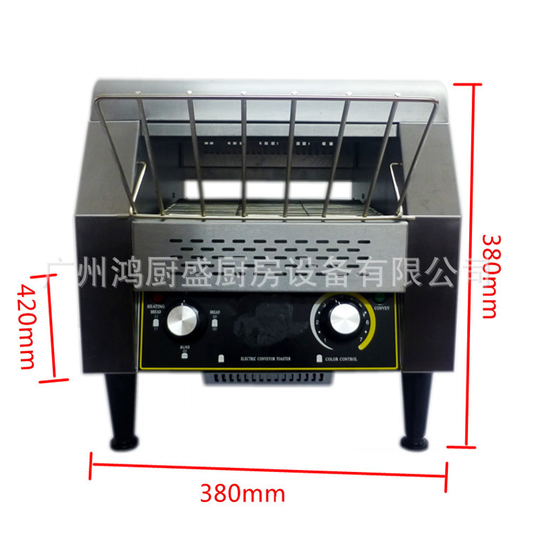 烤面包機(jī)商用鏈?zhǔn)蕉嗍繝t烤面包機(jī)自動(dòng)面包片烤爐烤吐司機(jī)廠家直銷