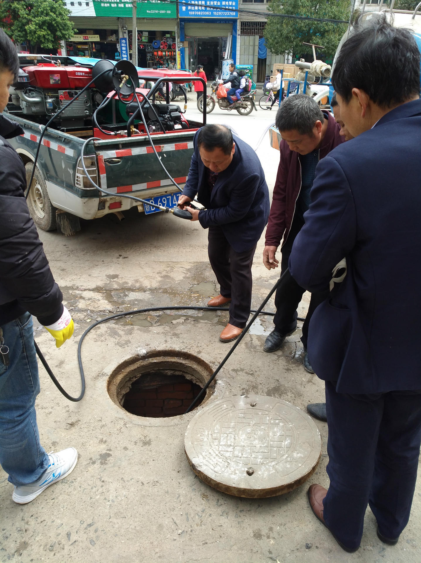 市政管道直徑600MM疏通下水道疏通油煙管道清洗機疏通機