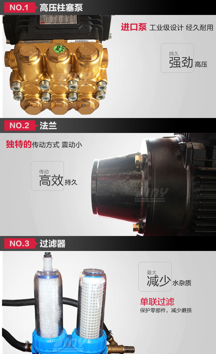 工業級冷水高壓清洗機 沖洗機 工廠船用超大流量管道疏通機10.5kw