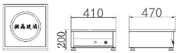 韻芯大功率商用臺(tái)式凹面電磁煲湯爐 3.5KW商用電磁爐 3.5W電磁灶