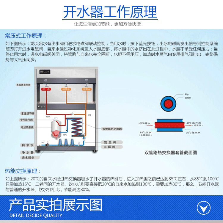 批發包郵商務大功率商用溫熱直飲凈水器 節能臺立式飲水機開水器