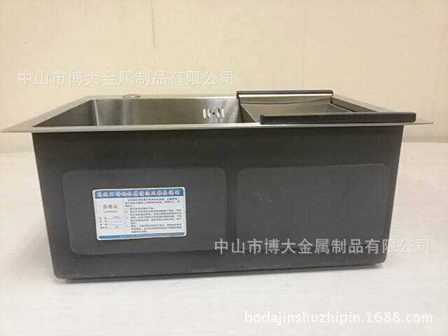 工廠直供 304不銹鋼水池水槽 手工洗涮池 手工洗菜盤瀝水池60*40B