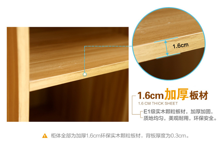 板式衣柜兒童衣柜衣櫥儲物柜 二三四門現代簡易整體衣柜廠家批發