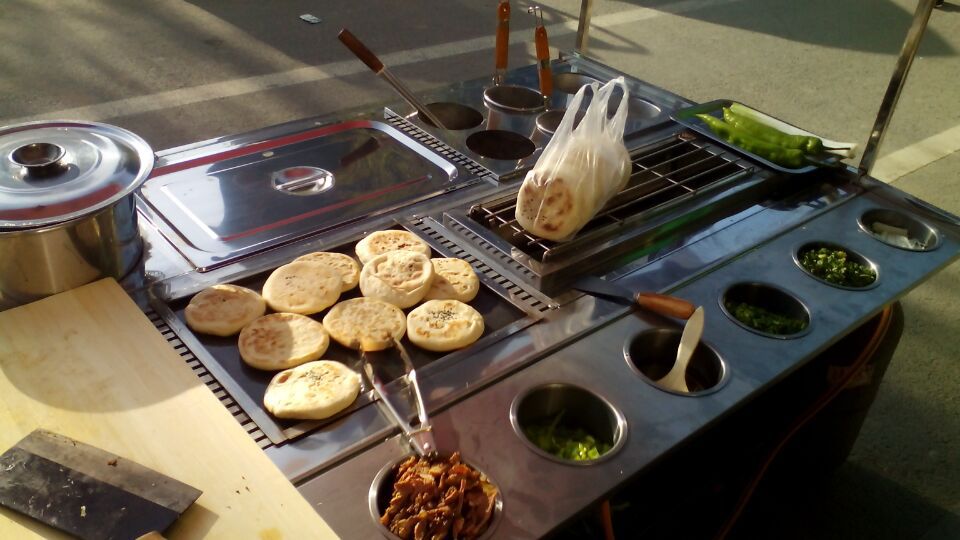 麻辣燙酸辣粉燒烤關東煮油炸多功能移動小吃推車 餐飲麻辣串車