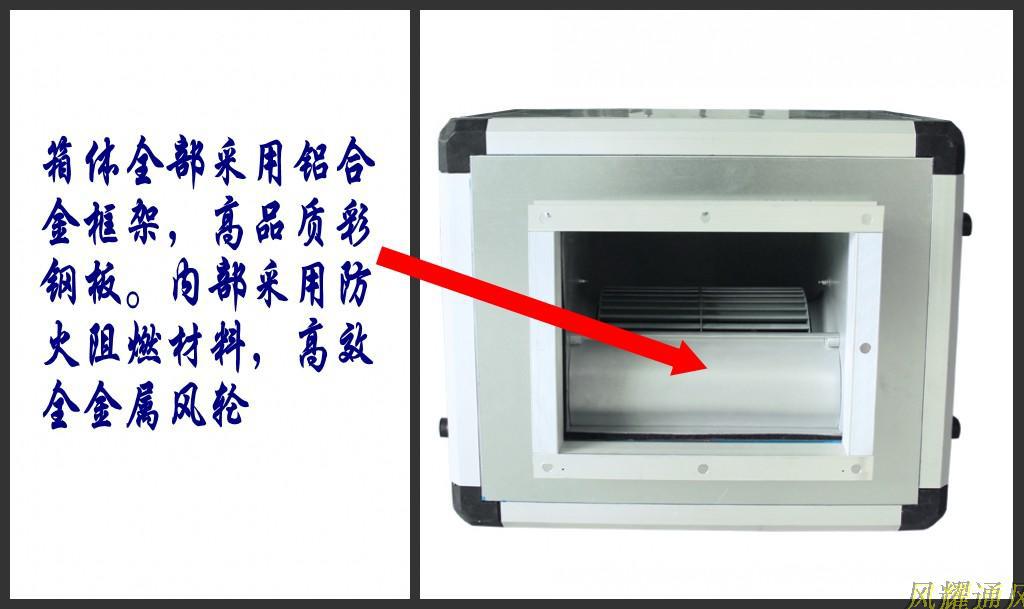 排風機柜式離心風機箱網咖辦公室商用抽風機酒店空調風柜 KBF-20P